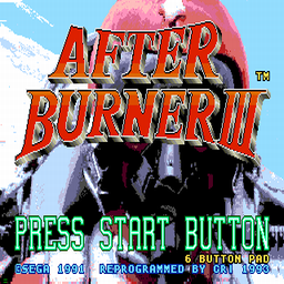 After Burner 3 (U) Title Screen